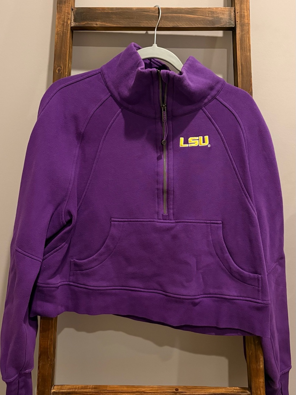 LSU Lululemon Quarter-Zip Scuba